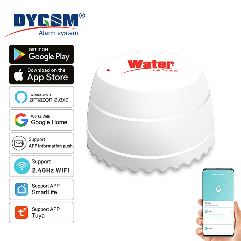 Smart Home Green - Tuya WiFi Water Leak Detector Flood