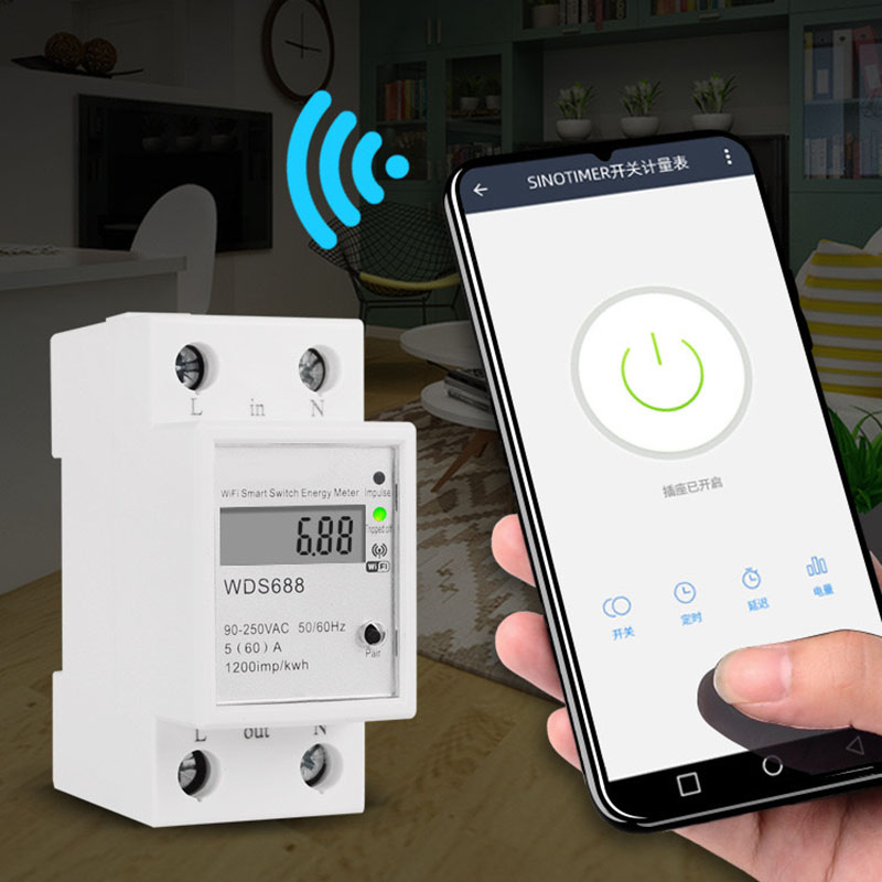 Smart Home Energy App - WDS688 Smart WiFi Single-Phase Energy Meter