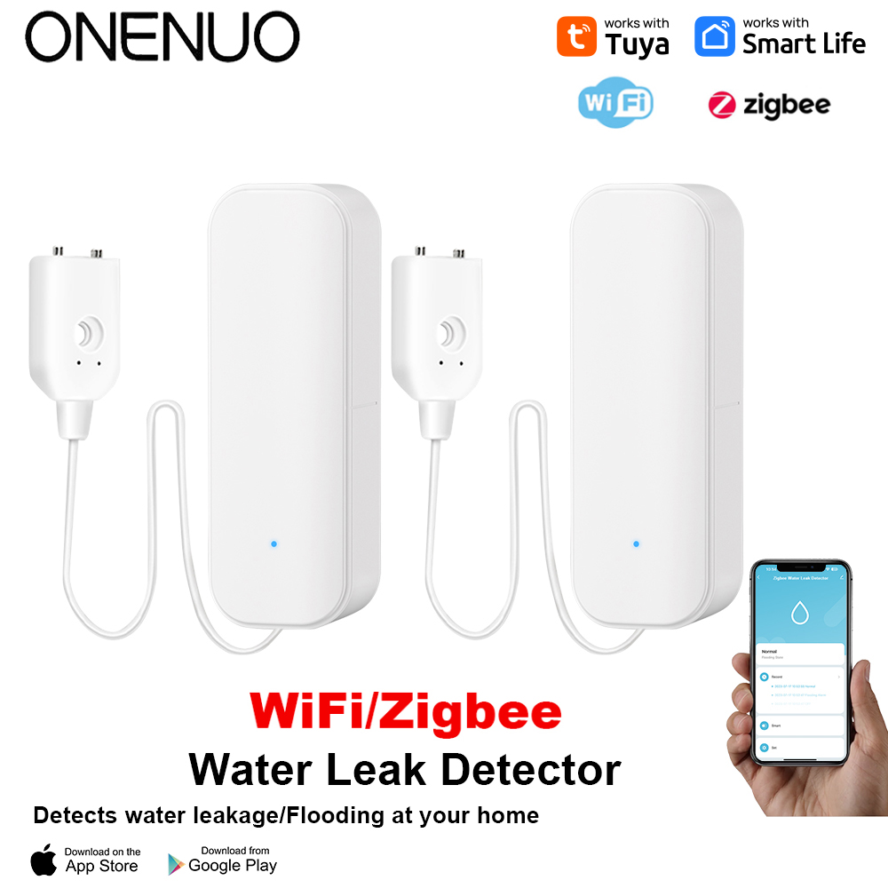Smart Home Security System - WiFi/Zigbee Water Sensor Tuya Leakage Alarm