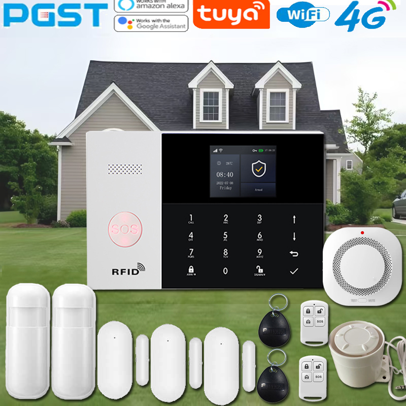 Smart Home Security System - PGST PG-105 Smart Home Security Alarm