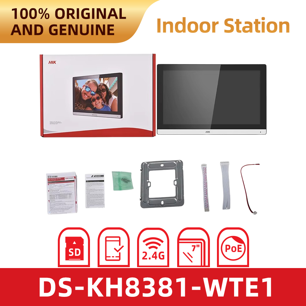 Smart Home Hikvision - Hikvision DS-KH8381-WTE1 7 Inch Touch Screen