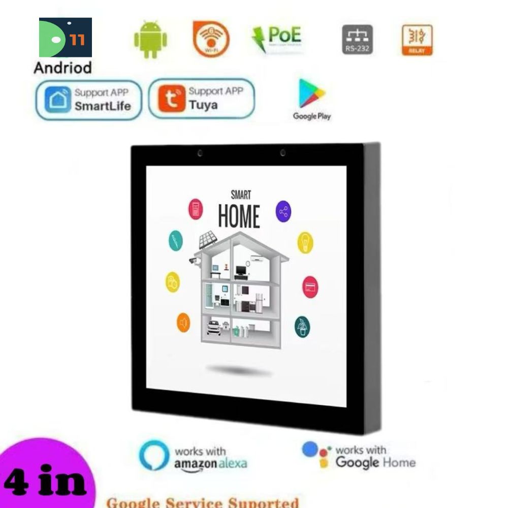 Smart Home Os - 2025 New 4 Inch POE Tablet