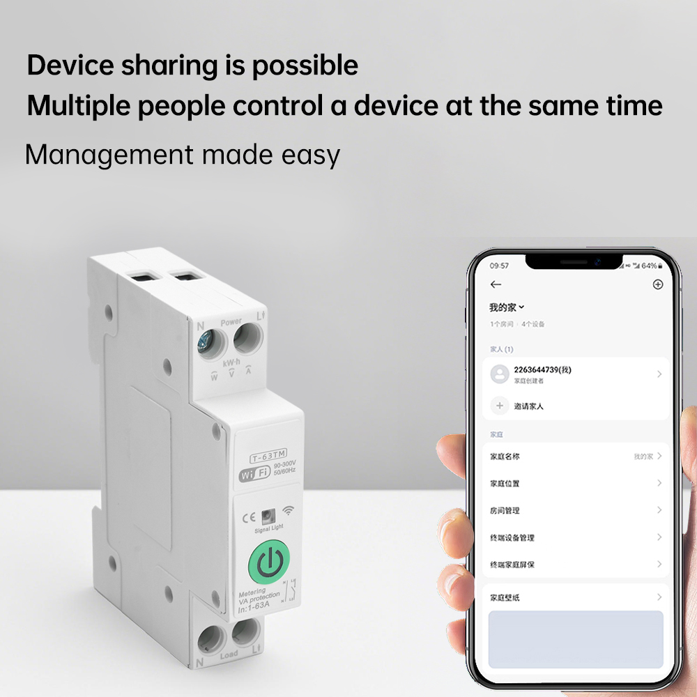 WIFI Smart Circuit Breaker Swi - Smart Home Energy App 评论和价格