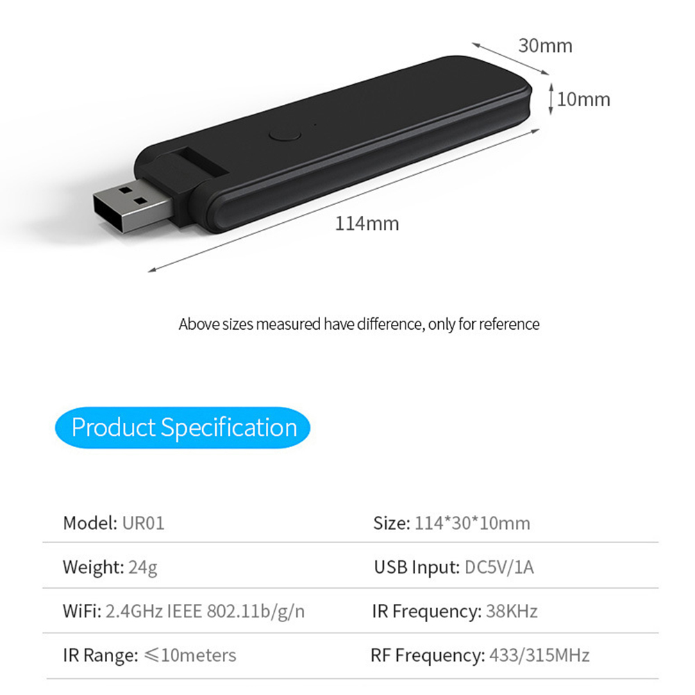 1Pc Smart RF IR Remote Control - Smart Home Energy App 评论和价格