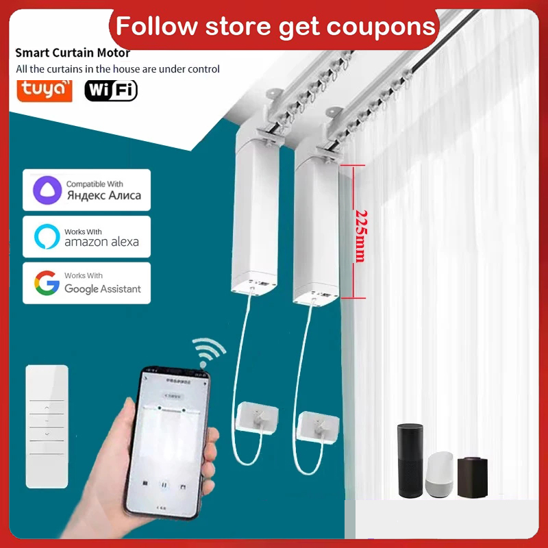 Smart Home Tuya WiFi Curtain M - Smart Home Mod 评论和价格