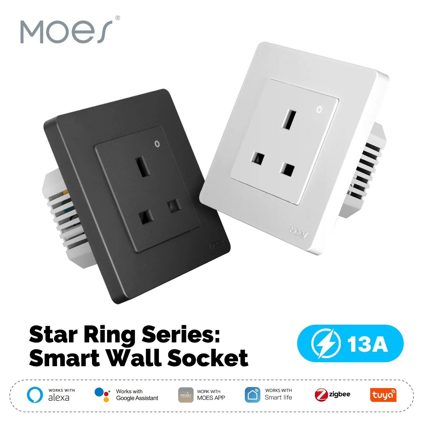 MOES Tuya ZigBee Smart Socket  - Smart Home Energy App 评论和价格