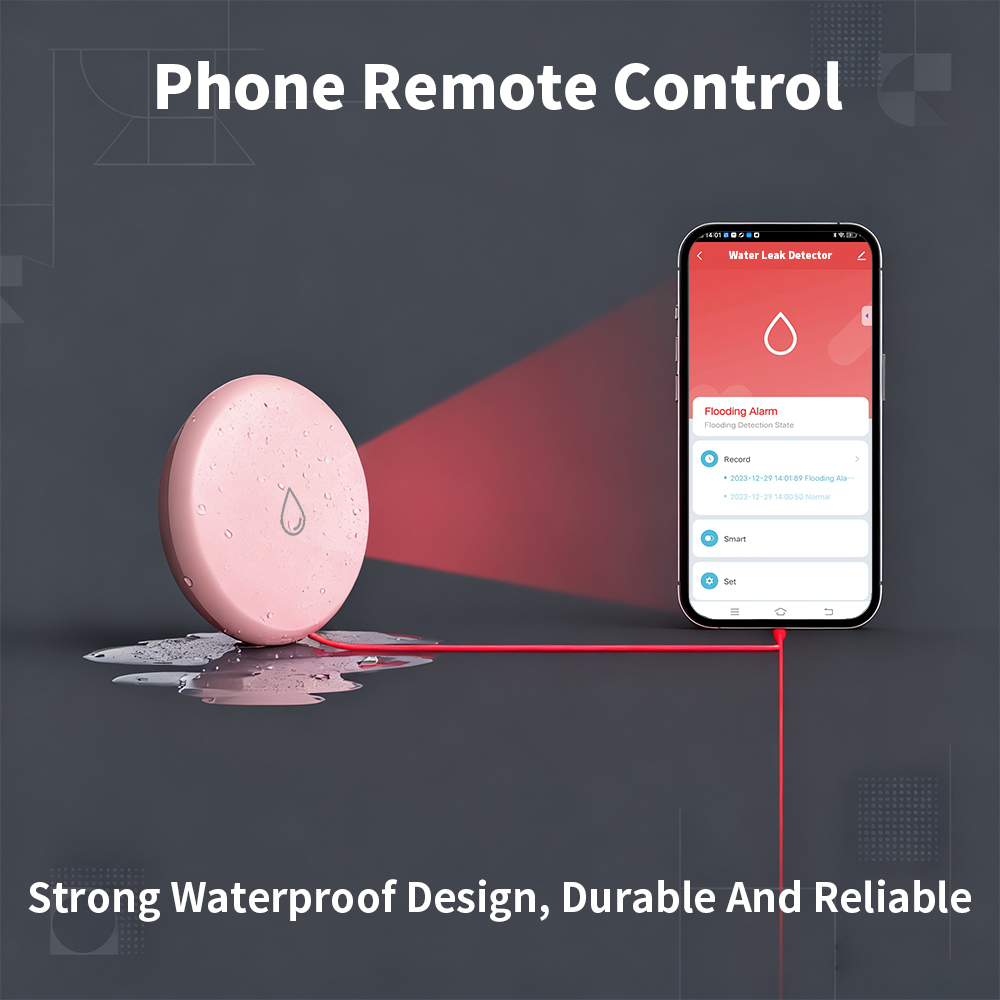 Zigbee Leakage Sensor LED Imme - Smart Home Green 评论和价格