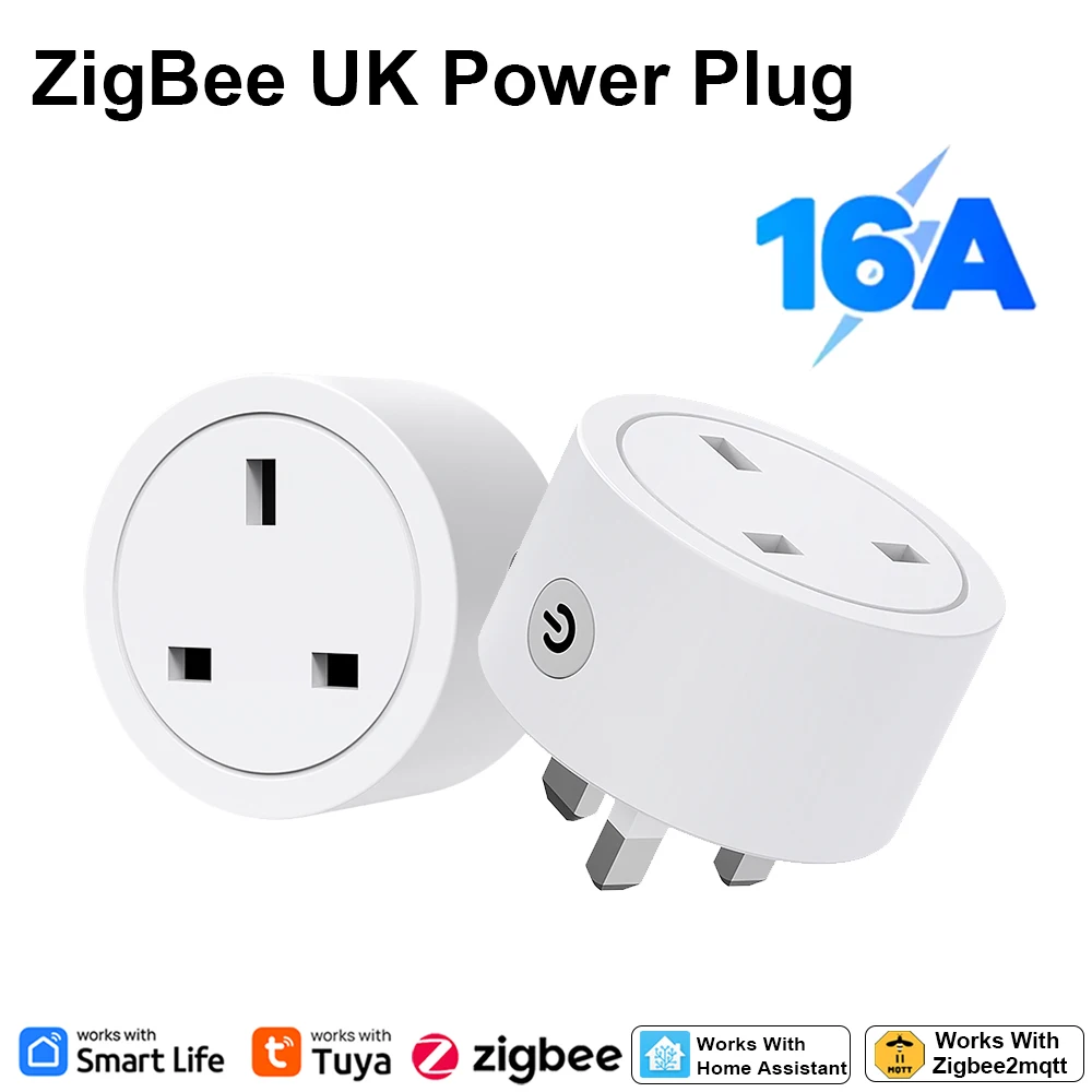Zigbee Smart Plug 16A UK Socke - Smart Home Energy App 评论和价格