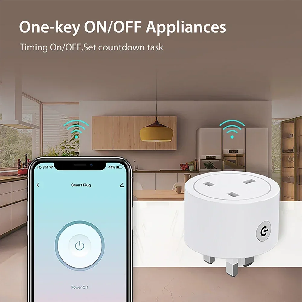 Zigbee Smart Plug 16A UK Socke - Smart Home Energy App 评论和价格