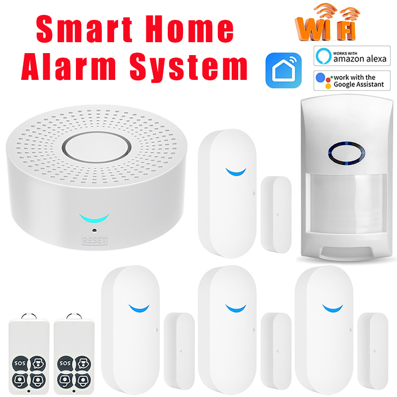 433MHz Smart Home Tuya WiFi Do - Smart Home Security System 评论和价格
