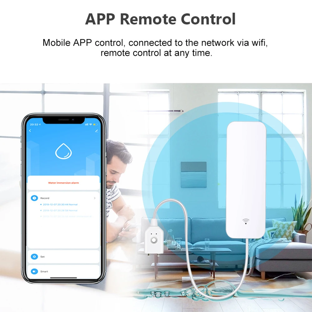 Tuya WiFi Zigbee Water Sensor  - Smart Home Green 评论和价格