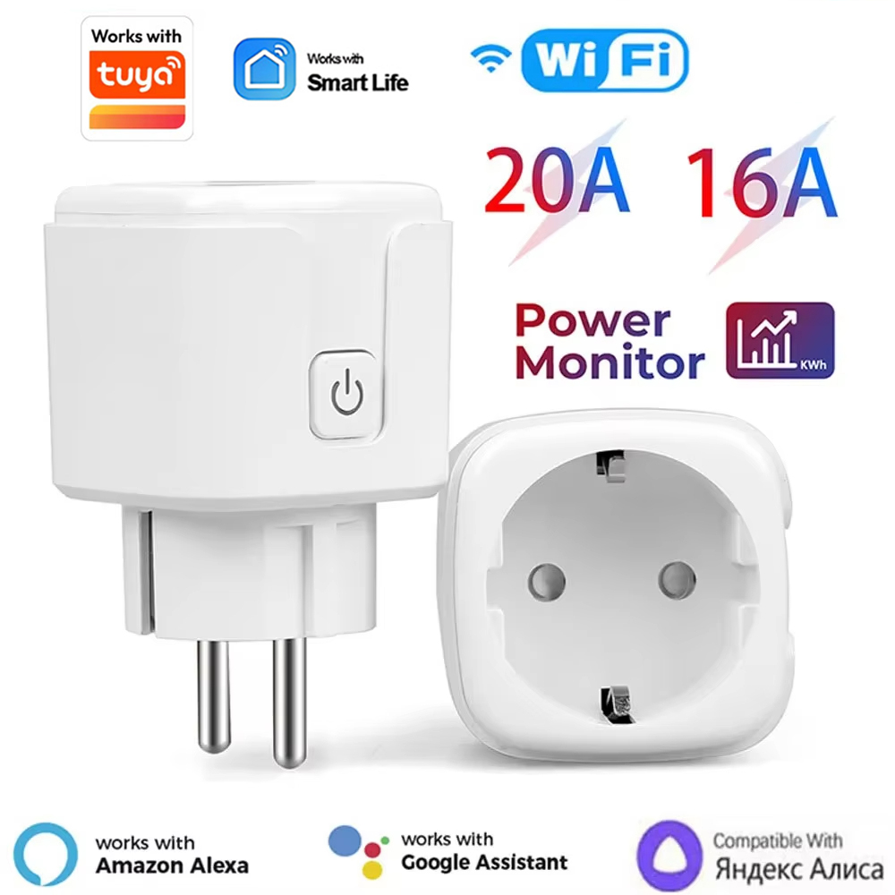 20A EU Smart Plug Wifi Socket  - Smart Home Energy App 评论和价格