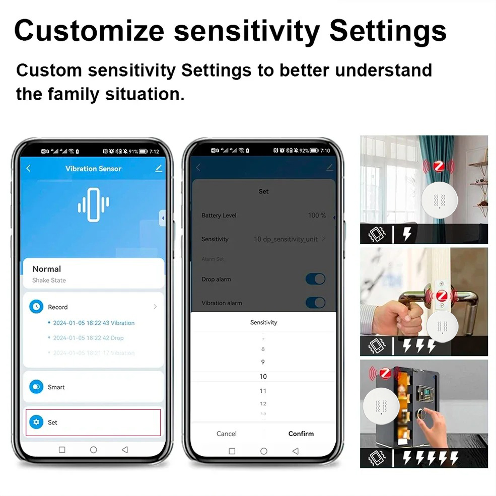 Tuya ZigBee Smart Vibration &  - Smart Home Security System 评论和价格