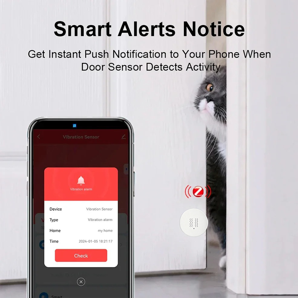 Tuya ZigBee Smart Vibration &  - Smart Home Security System 评论和价格