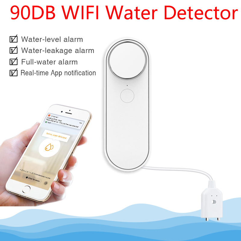 3M/5M WiFi Water Leak Detector - Smart Home Green 评论和价格