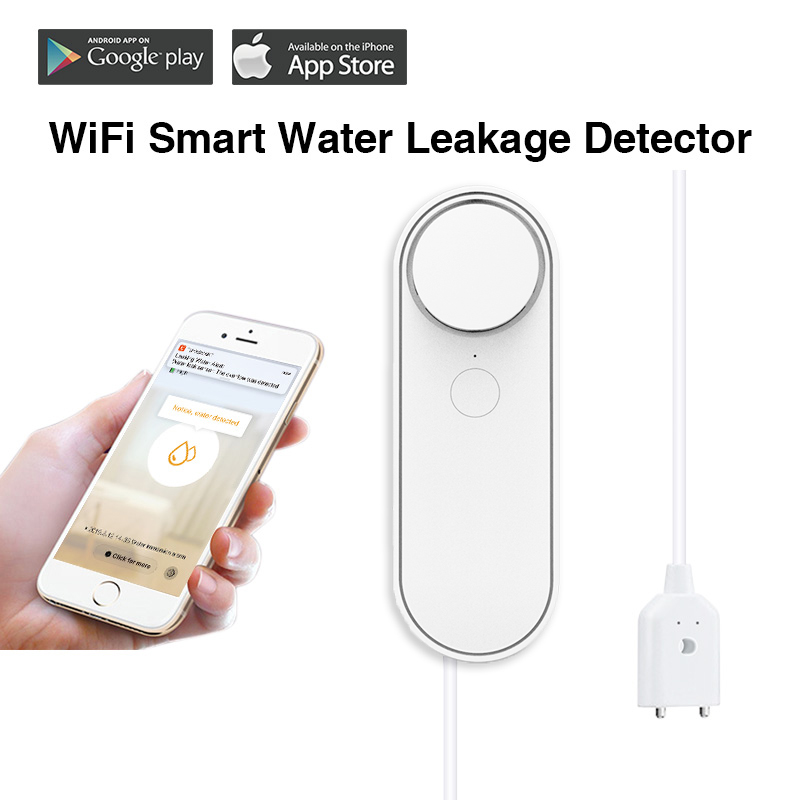 3M/5M WiFi Water Leak Detector - Smart Home Green 评论和价格