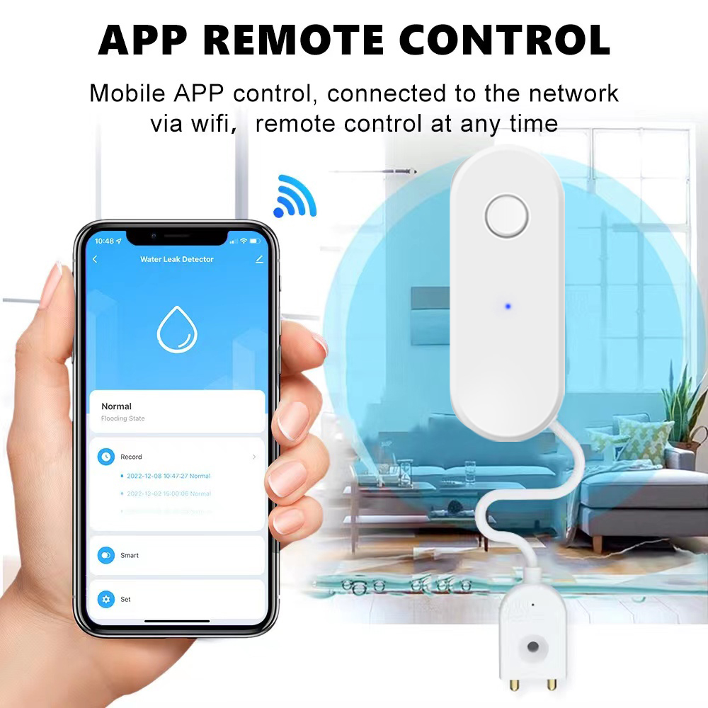 Tuya WiFi Smart Water Leak Sen - Smart Home Green 评论和价格
